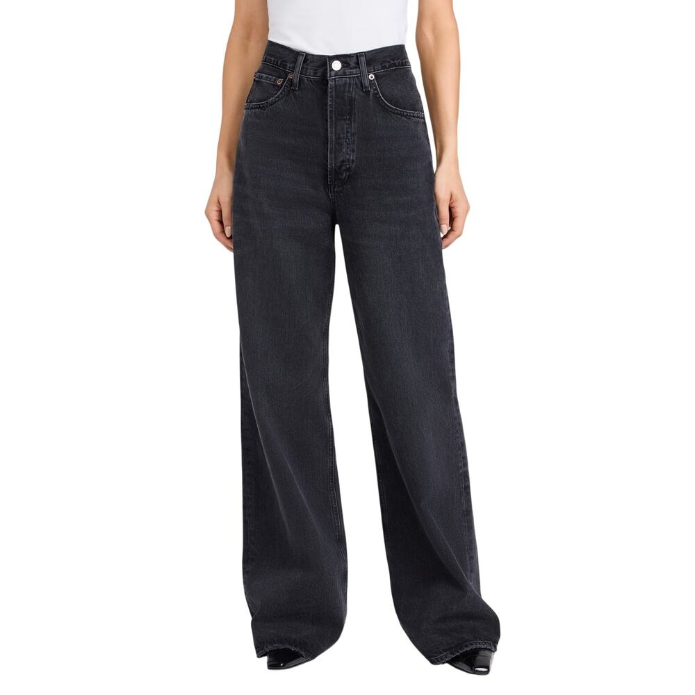 Agolde Classic Black Dame Denim Jeans Size 26